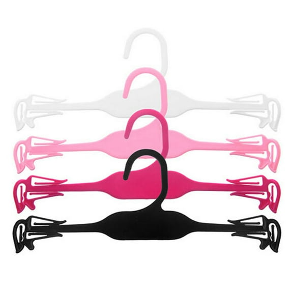 Windfall 10Pcs Plastic Clothes Bra Underwear Hanger Wardrobe Closet Drying Rack Organizer