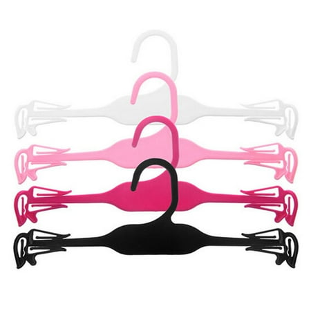 

Leaveforme 10Pcs Plastic Clothes Bra Underwear Hanger Wardrobe Closet Drying Rack Organizer