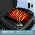 thumbnail image 6 of Car Seat Heater, USB Heated Seat Cushion  for Office Chair Outdoor Home, Winter Heated Car Seat Cover with Timer Auto Shut Off, Portable Seat Warmer  for Vehicle Truck SUV, Car Seat Heaitng Pad, 6 of 8