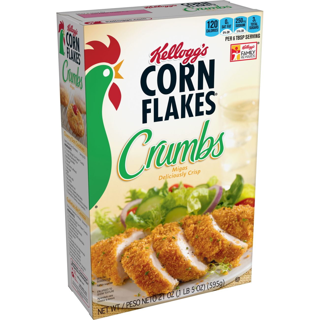 Kellogg's Corn Flakes, Crumbs, Original, 21 Oz