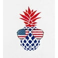 thumbnail image 3 of Anbech Women Graphic American Flag Tshirt Sleeveless Pineapple 4th of July Tanktop, 3 of 7