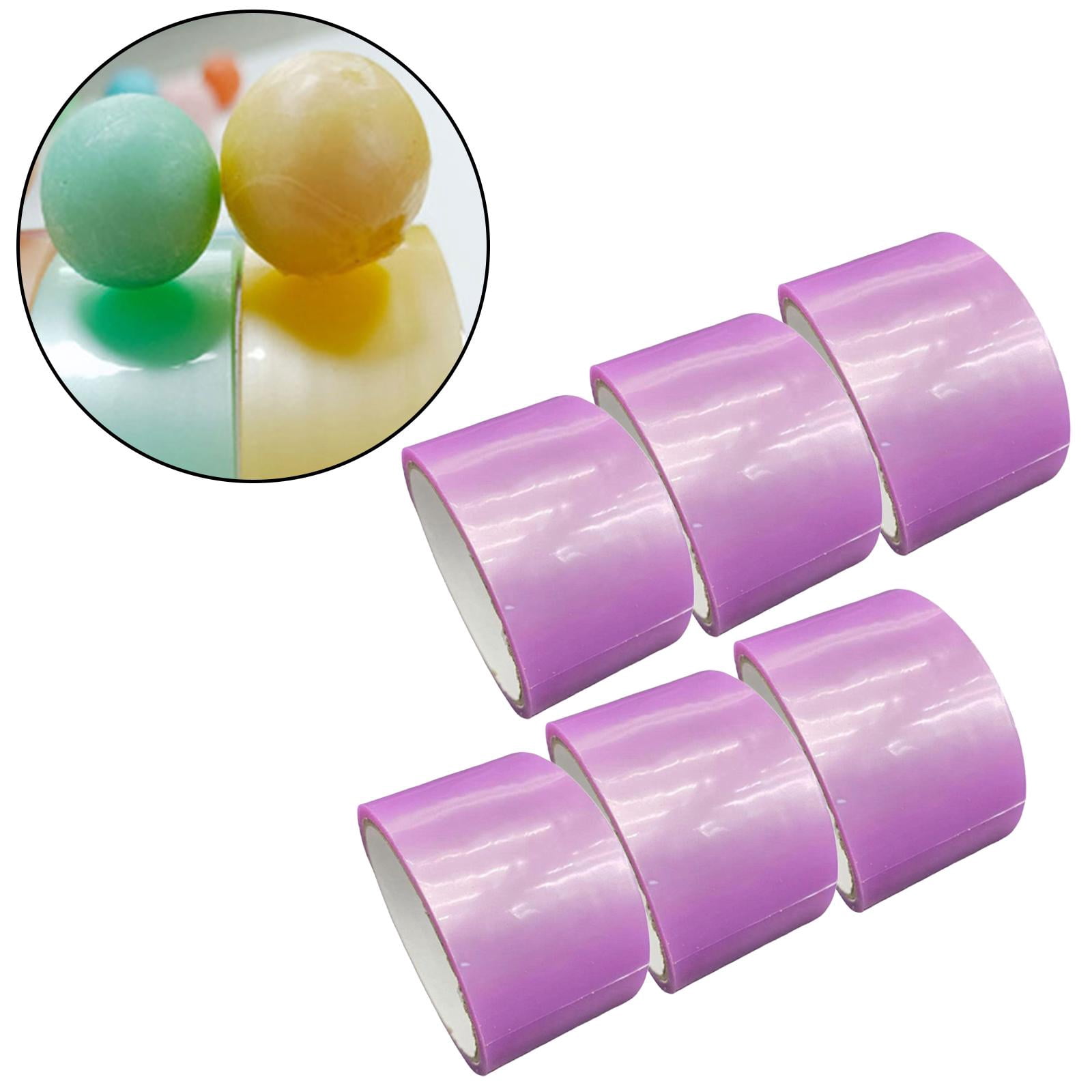 FVDPWYE 6Pcs Sticky Ball Tapes Colored Tapes Bulk 4.8cm Width Game Educational Toys for Violet