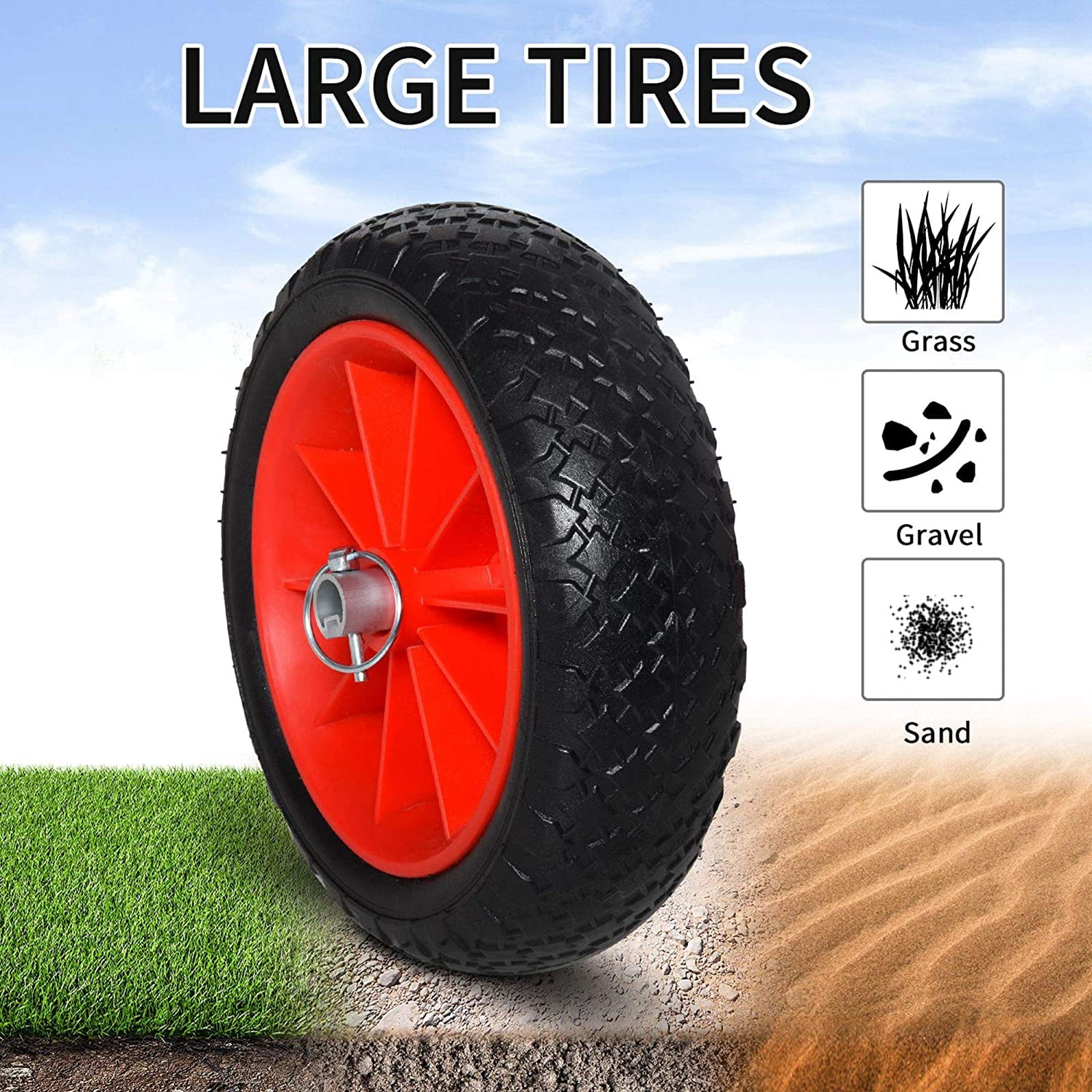 Neatifyes Kayak Cart, Trolley Trailer Kayak Wheels with Strong Aluminum Frame, Adjustable Width Crossbar, & Large Tires