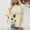 Beige, variant on Holzkary Sweatshirts for Women Hoodies Women's Autumn Winter Round Neck Dandelion Print Loose Casual Warm Hoodie Graphic Printed Pullover Top Comfy Fall Winter Outfits Clothes 2025 Fashion Beige L