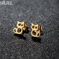 thumbnail image 1 of SMJEL-pendientes con pasador de acero inoxidable para mujer y niña, joyería para perro salchicha, Chihuahua, accesorios para gatito, 1 of 2