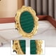 thumbnail image 5 of Bandeja de joyería de terciopelo barroco, soporte de resina para anillos y pendientes, expositor para boutique verde, 5 of 9