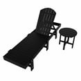 thumbnail image 2 of WestinTrends Dylan 2 Piece Poly Reclining Chaise Lounge, Black, 2 of 2