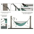 thumbnail image 4 of Camping Hammock with Net Netting Hanging Hammock with Bug Net Sleep Bed Swing Green, 4 of 8