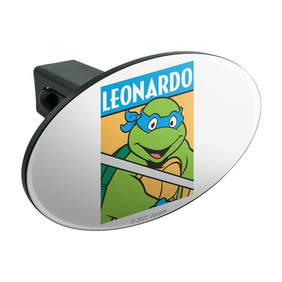 Teenage Mutant Ninja Turtles Leonardo Oval Tow Trailer Hitch Cover Plug Insert