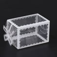 thumbnail image 7 of Clear Candy Boxes, 20 Pack Transparent Treat Boxes with Heart Lace Design and Ribbon, Square Plastic Favor Boxes for Wedding, Baby Shower, Party Supplies, 2.36x2.36 inch, 7 of 7