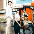 thumbnail image 4 of Miangastore 1 Pair Retro Round Glasses Gray PC For Driving Traveling Unisex Design, 4 of 9