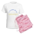 thumbnail image 6 of CafePress - Solidarity With UKRAINE Pajamas - Women's Short Sleeve Print T-Shirt and Pants Light Cotton Pajama Set, 6 of 7