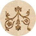thumbnail image 1 of Ahgly Company Machine Washable Indoor Square Transitional Bronze Brown Area Rugs, 3' Square, 1 of 7