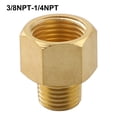 thumbnail image 1 of Female To Male Thread Brass Socket Pipe Fitting Coupler for Plumbing Industrial A, 1 of 9