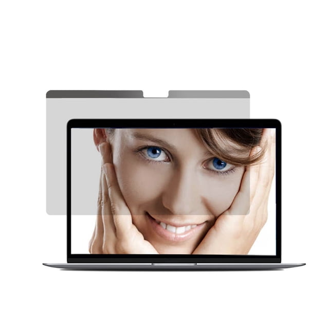Magnetic Privacy Screen Protector for MacBook Air 13-inch (2015-2017) - 287x197mm, High Transmittance, UV Blocking, Anti-Glare Frosted Surface, Easy Installation, Eye Protection, Washable PET Film