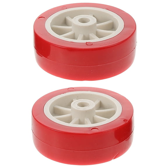unbranded 2pcs Motorcycle Lift Table Caster Wheels For Garage, Motorcycle Center Stand Motorcycle Jack Stand Caster Wheels Replacement Red