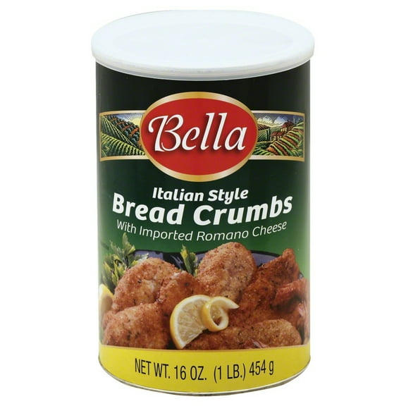 Pack of 12, Bella Italian Style Bread Crumbs, 16 oz