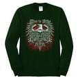 thumbnail image 2 of Wild Bobby, Live To Ride Motto Motorcylce Club Cars and Trucks Mens Long Sleeve Shirt, Forest Green, X-Large, 2 of 3