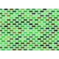 thumbnail image 1 of Ahgly Company Tapis Rectangulaire d'Intérieur Lavable en Machine Vert Transitionnel, 3 Pieds x 5 Pieds, 1 of 7