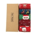 thumbnail image 5 of Calcetines de moda, calcetines cálidos de invierno, calcetines de tubo medio gruesos para mujer, calcetines de regalo, calcetines para hombre, 5 of 5