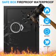 thumbnail image 3 of Home Safe TOLEBLID de 3,3 pies cúbicos, resistente al agua y al fuego, con teclado digital, 3 of 9