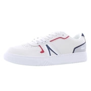 Lacoste L001 Mens Shoes Size 12, Color: White/Navy/Red