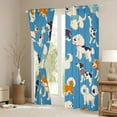 thumbnail image 3 of Homewish Kids Children Cartoon Dogs Black Out Curtains,Kawaii Animal Curtains Pack of 2 (42x63 Each),Cute Pets Bedroom Curtains,Lightweight Room Decor, 3 of 6