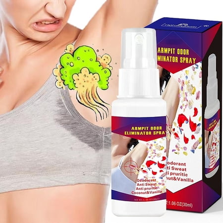 Eliminate Body Odor Sweat Deodorant Essence Essential Oils Spray Lasting Body Underarm Feet Sweating Deodorizer