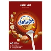 International Delight Hazelnut Coffee Creamer Singles, 48 Count