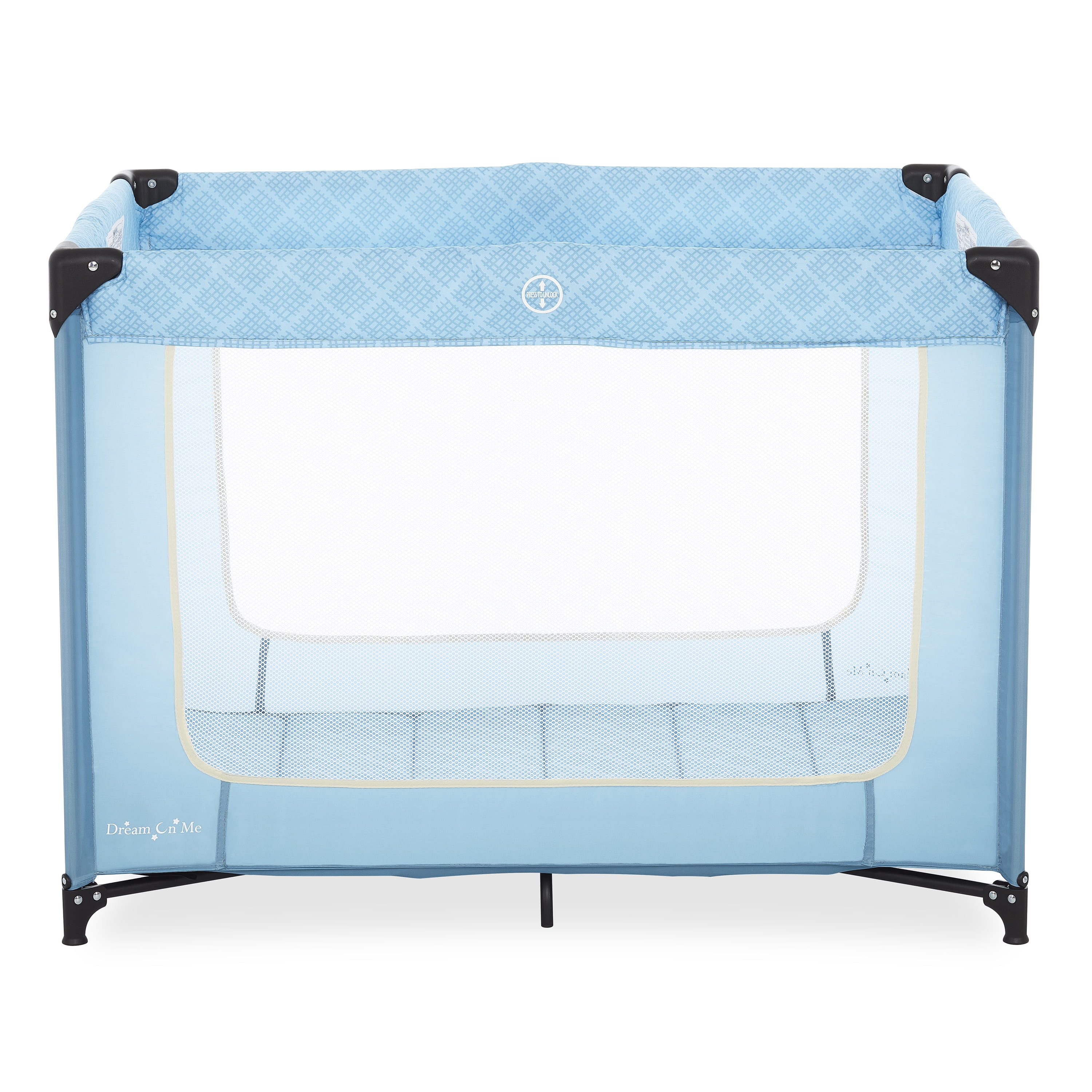 Dream On Me Zoom Portable Playard, Blue
