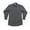 Dark Grey, variant on First Class 100% Polyester Long Sleeve Zippered Uniform Shirt