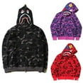 thumbnail image 3 of Liquidation! Lisingtool Chandails Camouflage Imprimés pour Hommes et Femmes Chandails à Capuche Zippés, 3 of 3