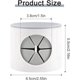 thumbnail image 2 of Juego de 4 soportes para cepillos de dientes eléctricos para baño (gris, universal), caja de almacenamiento para baño, soporte para cepillos de dientes, peine, soporte para cepillos de dientes para, 2 of 5