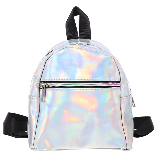 EeaseMX Bolso de hombro para mujer, versión coreana, con estampado de perlas, brillante, estilo mochila pequeña, estilo chica salvaje, con personalidad sencilla (blanco)