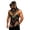 Brown, variant on Digital Camo Sleeveless Hoodie For Men, Muscle Fit Pullover Tank with Kangaroo Pocket - Quick-Dry Workout Vest for Gym & Bodybuilding Blue L