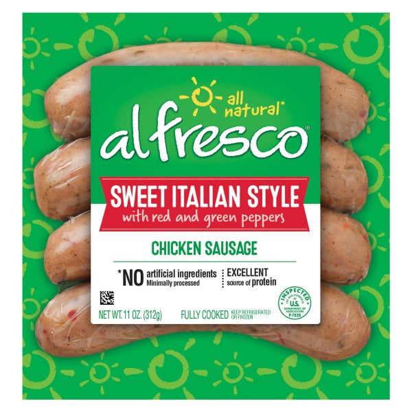 Al Fresco Sweet Italian Style Chicken Sausage 11 oz