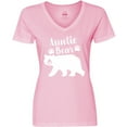 thumbnail image 3 of Inktastic Auntie Bear in White Women's V-Neck T-Shirt, 3 of 5