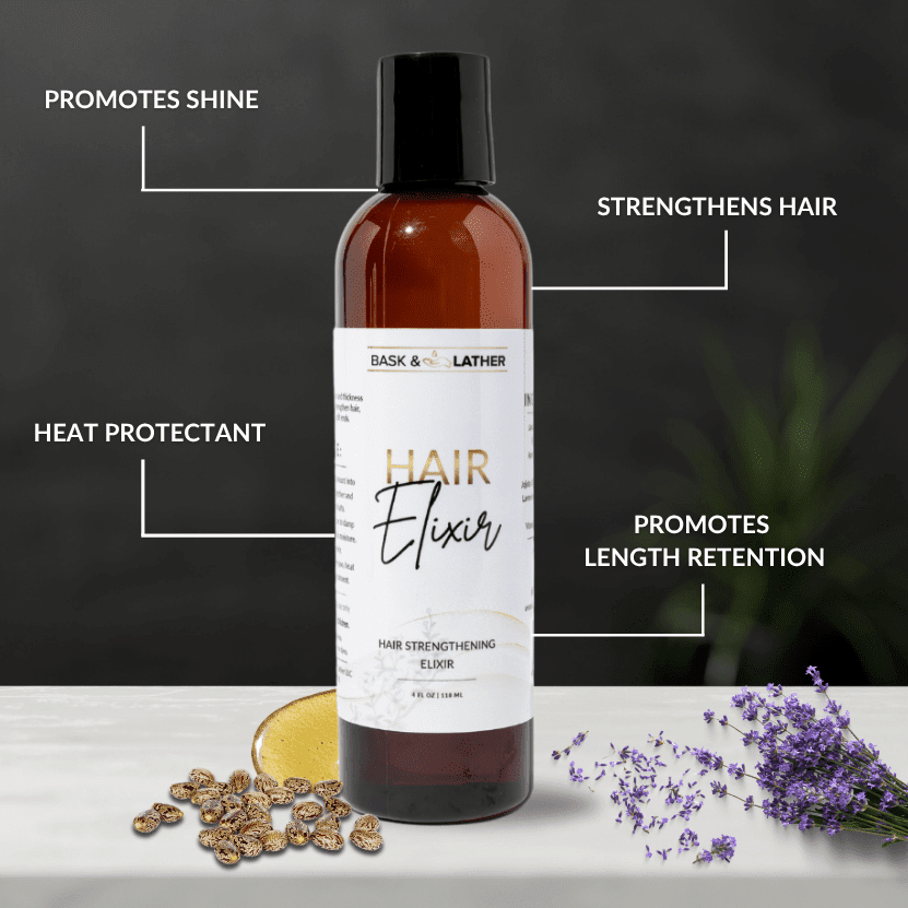 Bask & Lather Hair Elixir 4 oz