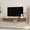 White + MDF, variant on 69" Black Floating TV Stand with 16-Color LED Lights, Wall-Mounted Entertainment Center for 55-69 Inch TVs