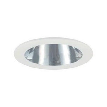 

Jesco Lighting TM202CHWH Open Reflector Trim- Chrome Reflector- White Trim