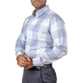 thumbnail image 4 of Camisa Hombre Casual Cuadros Gris Azulados Tiendas Platino, 4 of 5