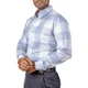 thumbnail image 4 of Camisa Hombre Casual Cuadros Gris Azulados Tiendas Platino, 4 of 5