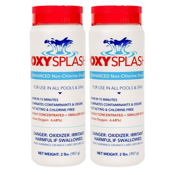 API OXSP2 Oxy Splash Swimming Pool Water Treatment Blend, 2 Pounds (2 Pack)