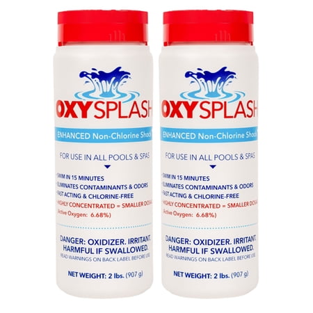 API OXSP2 Oxy Splash Swimming Pool Water Treatment Blend, 2 Pounds (2 Pack)
