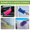 thumbnail image 6 of Clnez 12PCS Reusable Duster Refills - Washable Pads for Ceiling Fans, Hardwoods, Windows, Kitchen Floors (Rainbow), 6 of 6