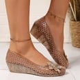 thumbnail image 2 of Ticikt Women's Jelly Sandals Slingback Bling Beach 80s 90s Retro Flat Shoes, 2 of 8