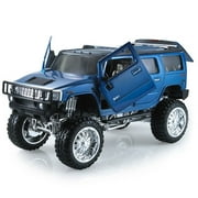 1:20 Scale Hot Wheels Dropstars Urban Assault Vehicle: Die-Cast Hummer H2, Blue