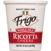 Frigo Whole Milk Ricotta Cheese, 32 oz Tub (Refrigerated)