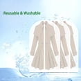 thumbnail image 4 of Amdohai 6 Pcs Garment Clothes Cover Protector Hanging Garment Storage Bag Translucent Dustproof Waterproof Hanging Storage Bag for Wardrobe with Full Zipper, 4 of 7
