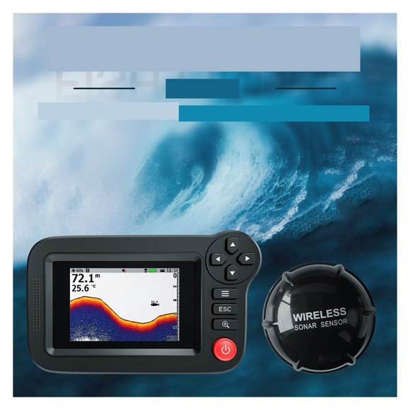Smart Fish Finder Portable Fish Finder and Depth Finder for Recreational Fishing from Dock